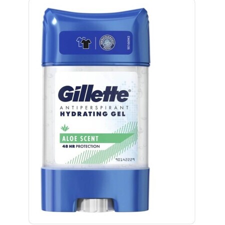 Gillette Aloe Antitranspirant Gel, 70 ml