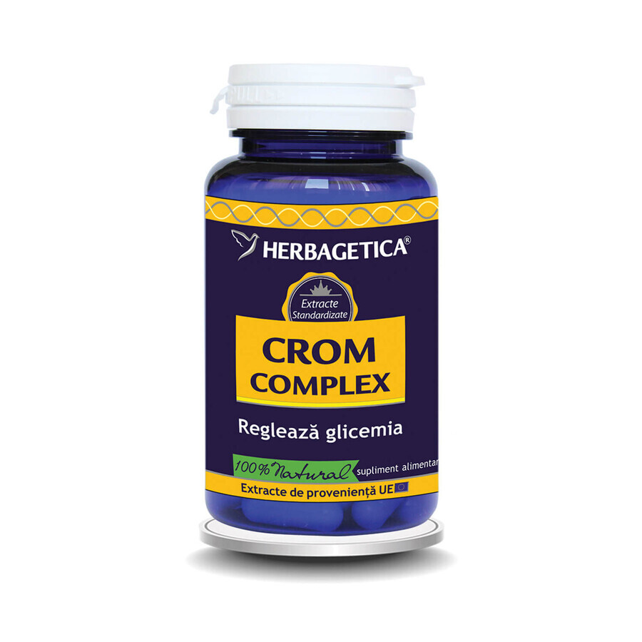 Chromium-Komplex, 60 Kapseln, Herbagetica