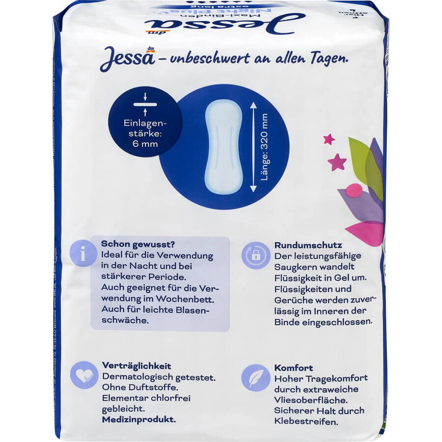 Jessa Assorbente maxi notte plus, 20 pz