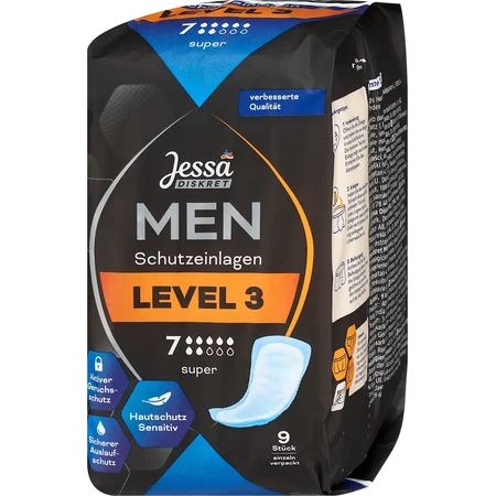 Jessa DISKRET Diskret Men super saugfähig, 9 Stück