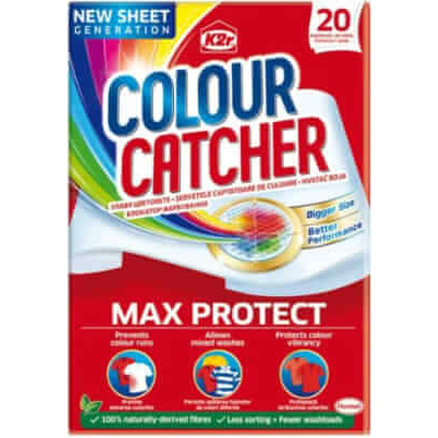 K2r Șervețele captare culoare colour catcher, 20 buc