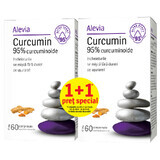 Curcumin 95% Curcuminoid 60 Tabletten, Alevia (1+1 Sonderpreis)