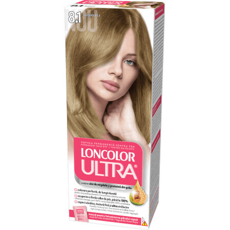 Loncolor ULTRA Vopsea permanentă 8.1 blond bej, 1 buc