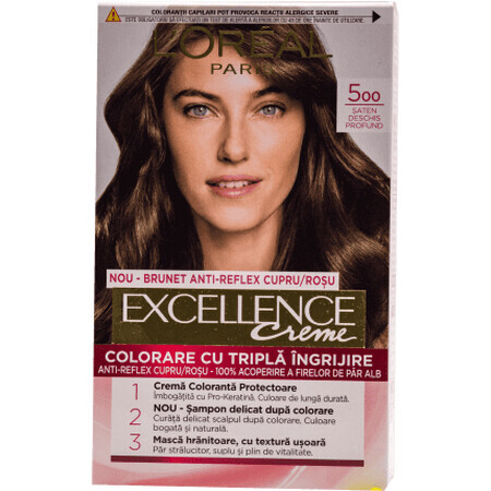 Loreal Paris EXCELLENCE CREME Permanentes Haarfärbemittel mit Ammoniak 5, 1 St.