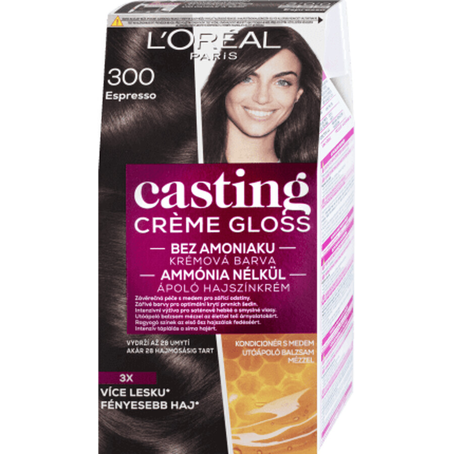 Loreal Paris CASTING CREME GLOSS Tinte 300 castaño oscuro, 1 ud.