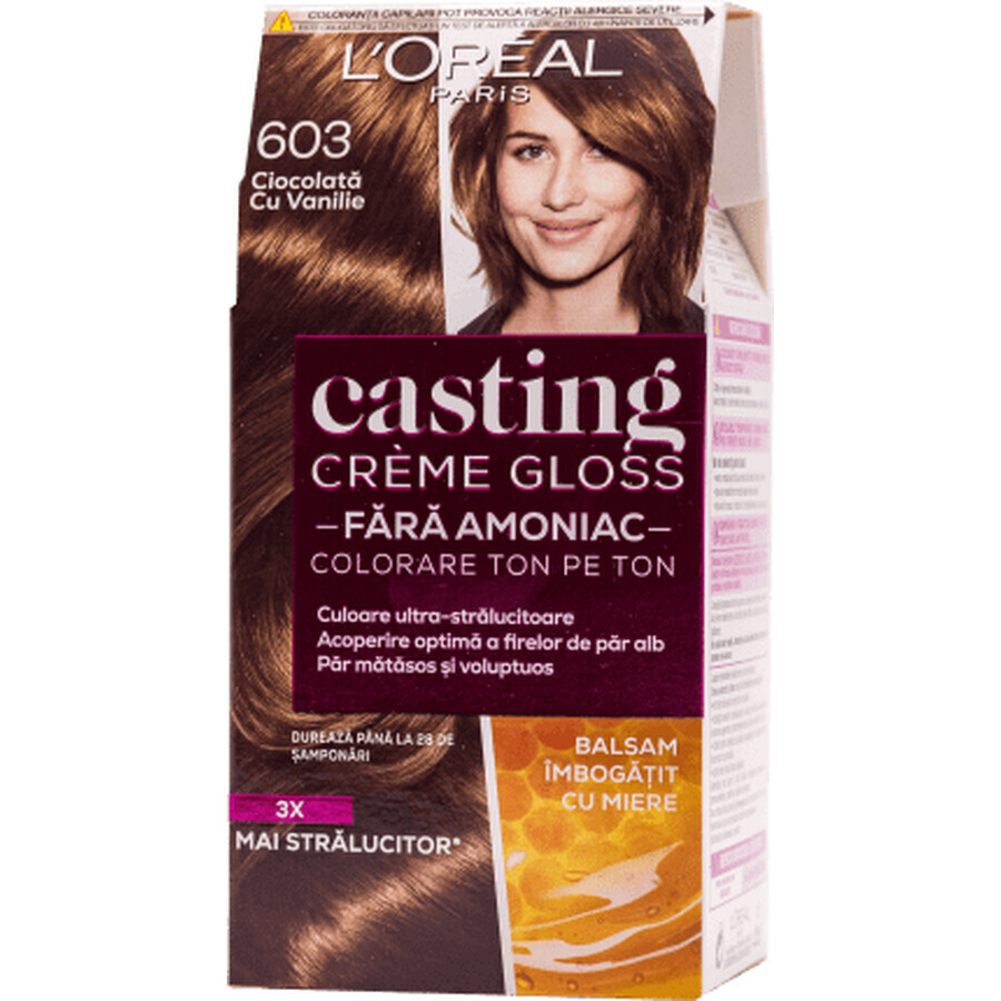 Loreal Paris CASTING CREME GLOSS Tinte de pelo 603 chocolate con vainilla, 1 ud.