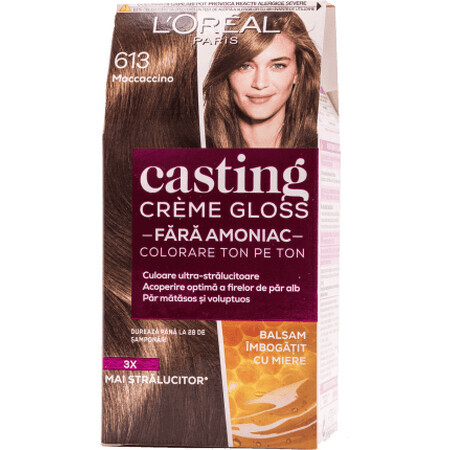 Loreal Paris CASTING CREME GLOSS Tinte de pelo 613 mocaccino helado, 1 ud.