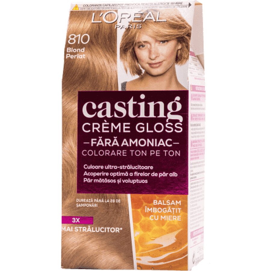 Loreal Paris CASTING CREME GLOSS Haarverf 810 parelblond, 1 st