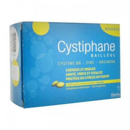 Cystiphane, 120 comprimate + Sampon impotriva caderii parului, 100 ml, Biorga