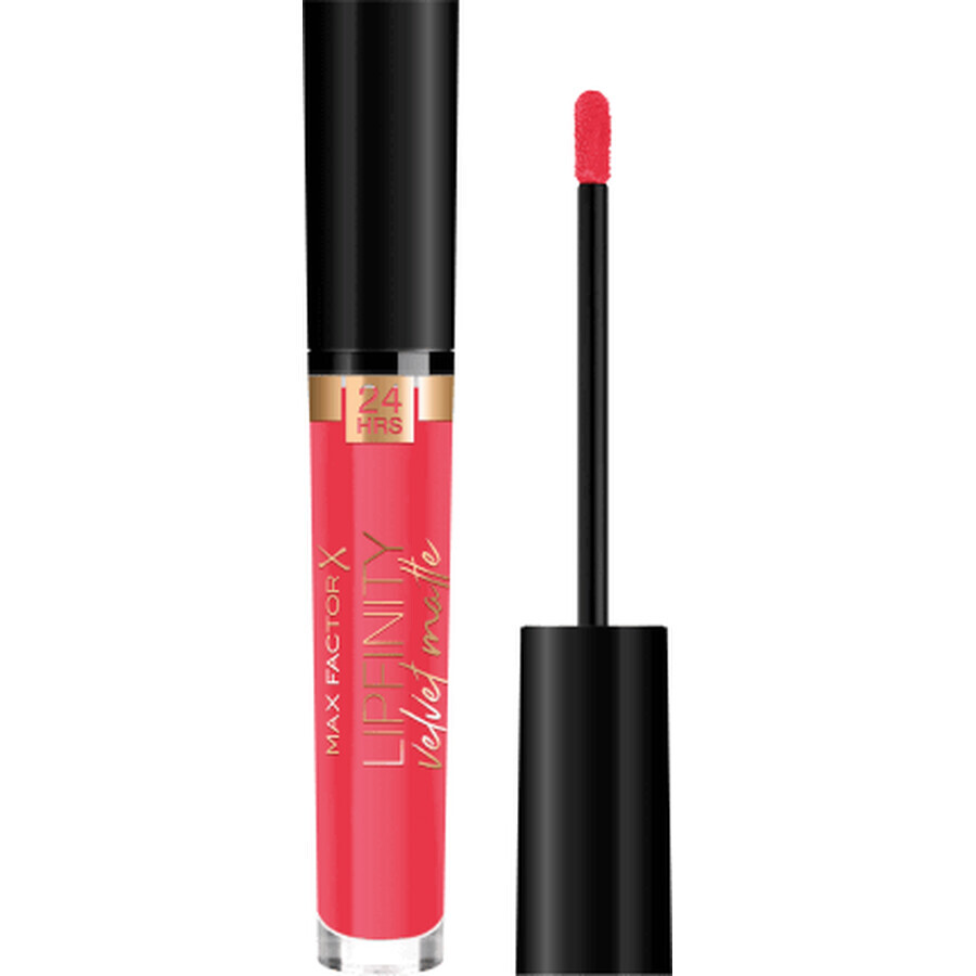 Max Factor Ruj lichid Lipfinity Velvet Matte 025 Red Luxury, 3,5 ml