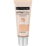 Maybelline New York Affinitone fond de ten 14 Creamy Beige, 30 ml