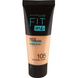 Maybelline New York Fit Me Matte & Poreless fond de ten 105 Natural Ivory, 30 ml