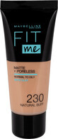 Maybelline New York Fit Me Matte &amp; Poreless fond de ten 230 Natural Buff, 30 ml