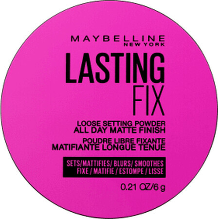 Maybelline New York Lasting Fix Pudră pulbere translucidă, 6 g