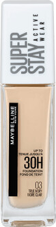 Maybelline New York SuperStay 30H Active Wear Foundation 03 True Ivory, 30 ml