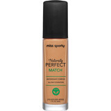 Miss Sporty Base de maquillaje Naturally Perfect Match 210 Beige Dorado, 30 ml