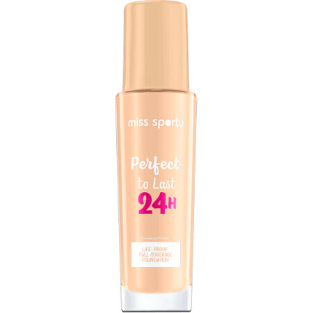 Miss Sporty Perfect to Last 24H Foundation 101 Golden Ivory, 30 ml