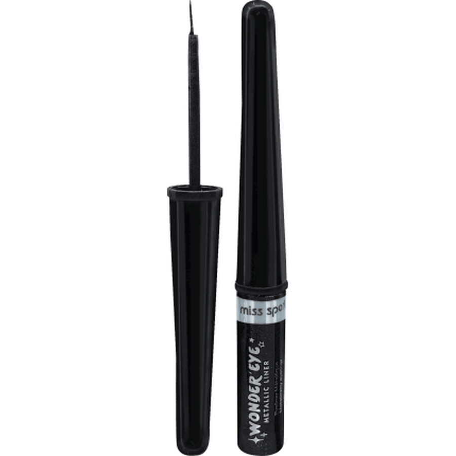 Miss Sporty Wonder'Eye Metallic Liner 004 Antracite Lights, 3,5 ml