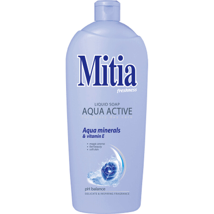 Mitia Rezervă săpun lichid Aqua Active, 1 l