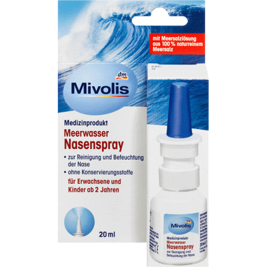 Mivolis Meerwasser-Nasenspray, 20 ml