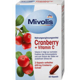 Mivolis Cranberry + Vitamin C, 60 Kapseln, 68 g