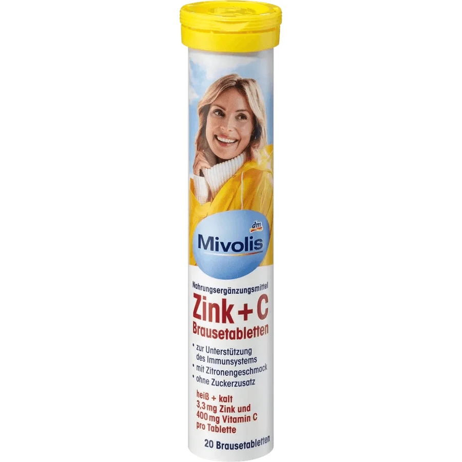 Mivolis Zink + C Brausetablette, 82 g