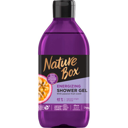 Nature Box  Gel de duș cu fructul pasiunii, 385 ml