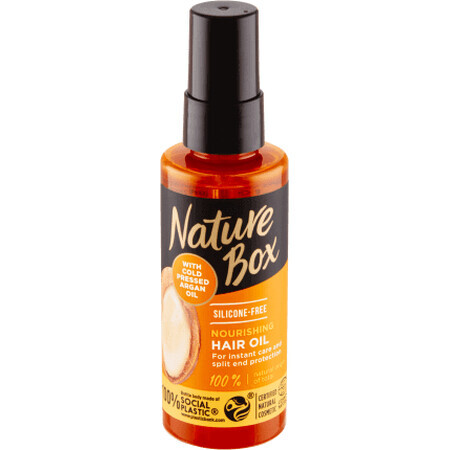 Nature Box  Ulei de păr cu argan, 70 ml