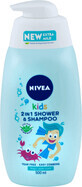 Nivea Kids 2in1 Shampoo f&#252;r Kinder mit Apfel, 500 ml
