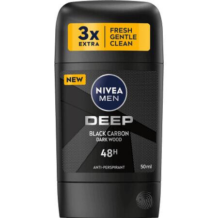 Nivea MEN Deodorant stick deep bărbați, 50 ml