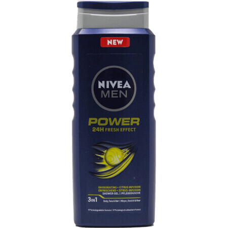 Nivea MEN Power Refresh Duschgel, 500 ml