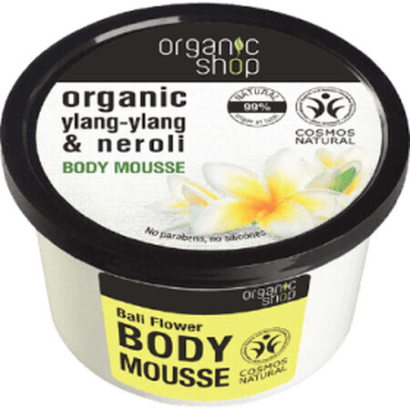 Organic Shop Bali Flower Körper-Mousse, 250 ml