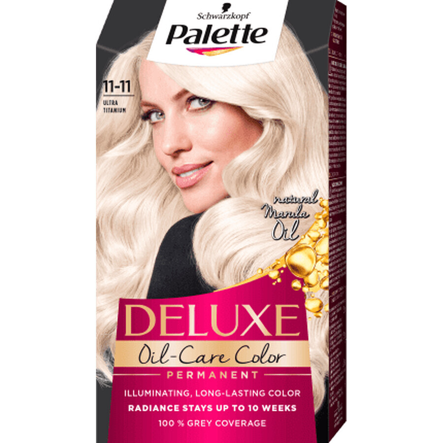 Palette Deluxe Dauerhafte Haarfarbe 11-11 Blond Ultra Titan, 1 Stück