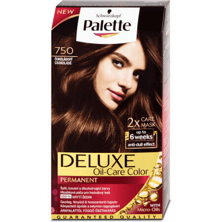 Palette Deluxe Permanent Farbe 750/3-65 Schokoladenbraun, 1 Stück