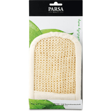 Parsa Beauty Mănușă de baie din bumbac si sisal, 1 buc