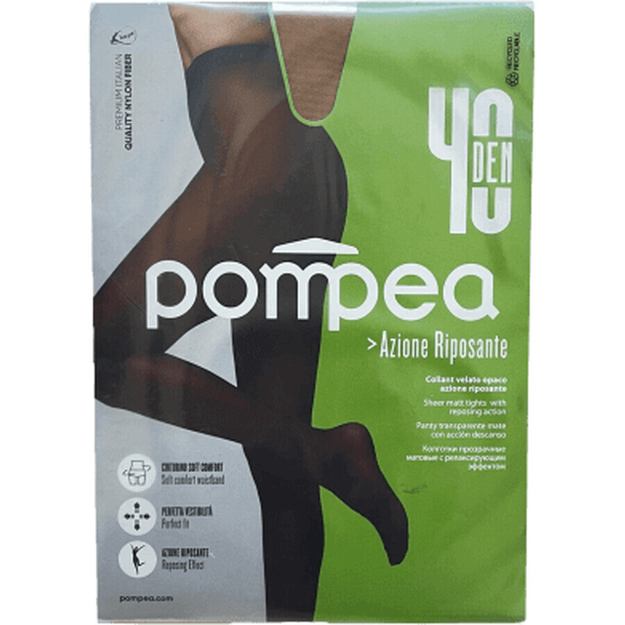 Pompea Dres damă Azione Riposante 40 DEN 1/2-S nude polvere dorata, 1 buc