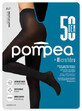 Pompea Damen Mikrofaser Dres 50 DEN 3-M schwarz, 1 St&#252;ck