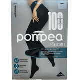 Pompea Ladies' Sensation 100 DEN 1/2-S schwarz, 1 Stück