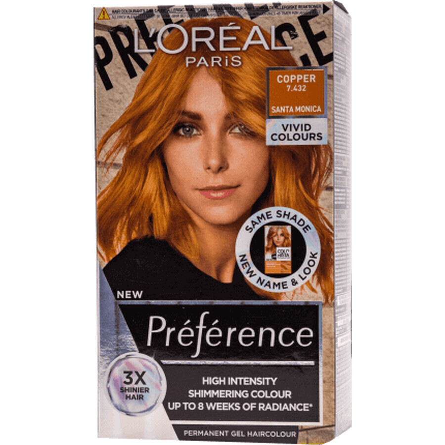 Preference Peinture permanente 7.432 cuivre, 1 pc