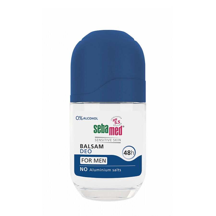 Deodorant roll-on balm for men Sensitive, 50 ml, sebamed