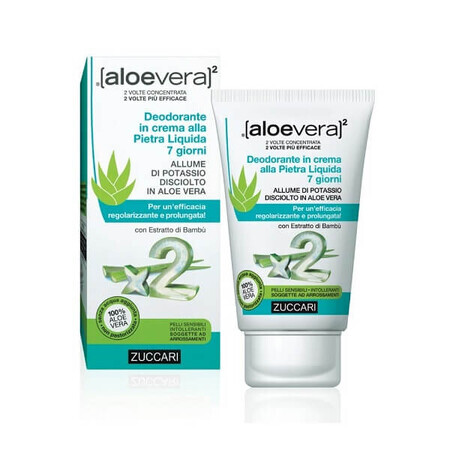 Deodorant crema cu Aloe Vera 7 zile, 30 ml, Zuccari