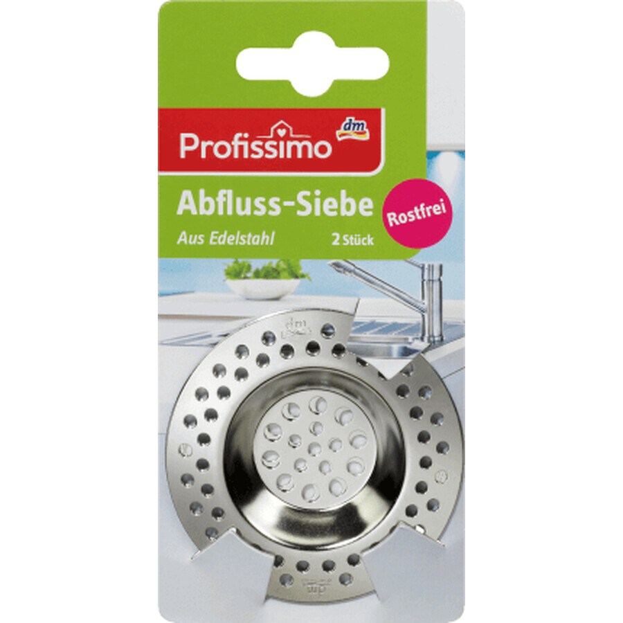 Profissimo Sita pentru scurgere, din inox, 2 buc