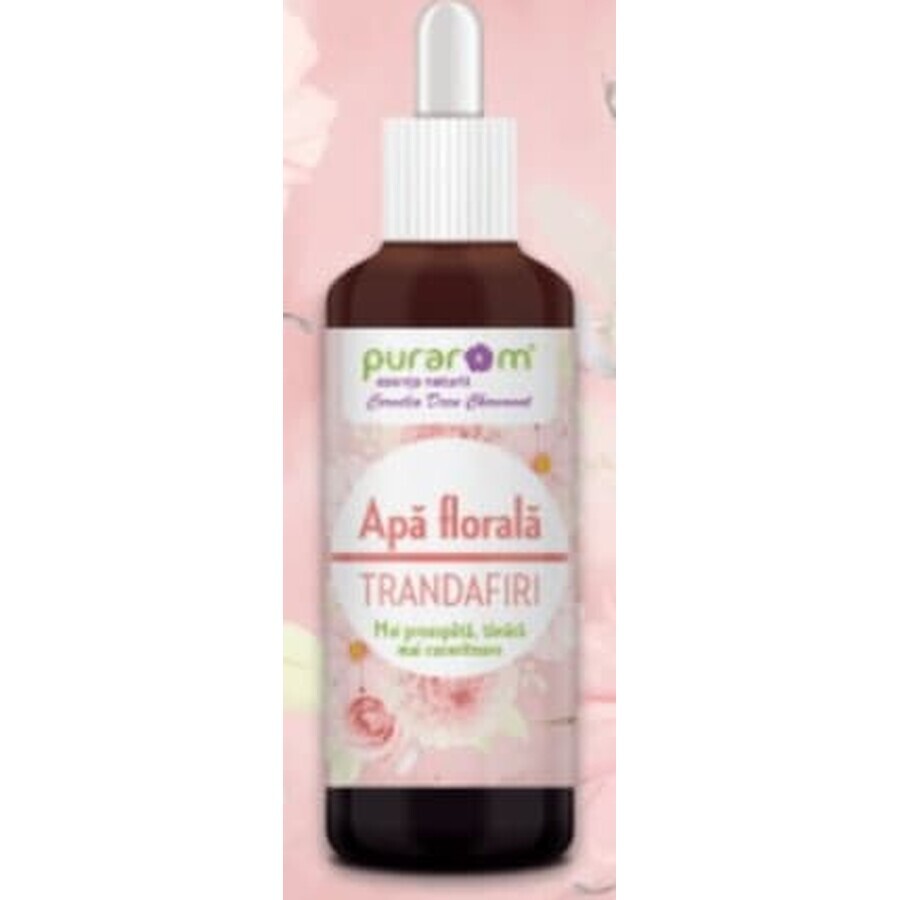 Purarom  Apă florală de trandafir, 50 ml