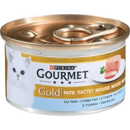 Purina Gourmet Hrană umedă pentru pisici cu ton la conservă, 85 g