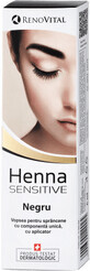 RENOVITAL Henna Sensitive Augenbrauencreme Farbe Schwarz, 6 g