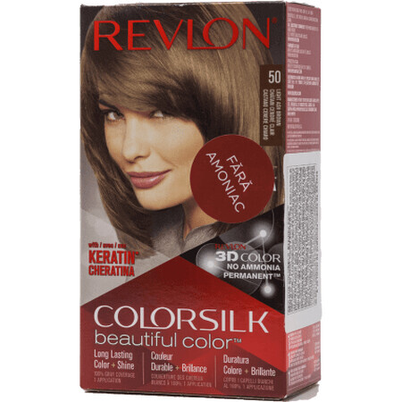 Revlon Vopsea permanentă light brown 50, 1 buc