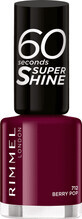 Rimmel London Nagellack 60 Seconds Super Shine 712 Berry Pop, 8 ml