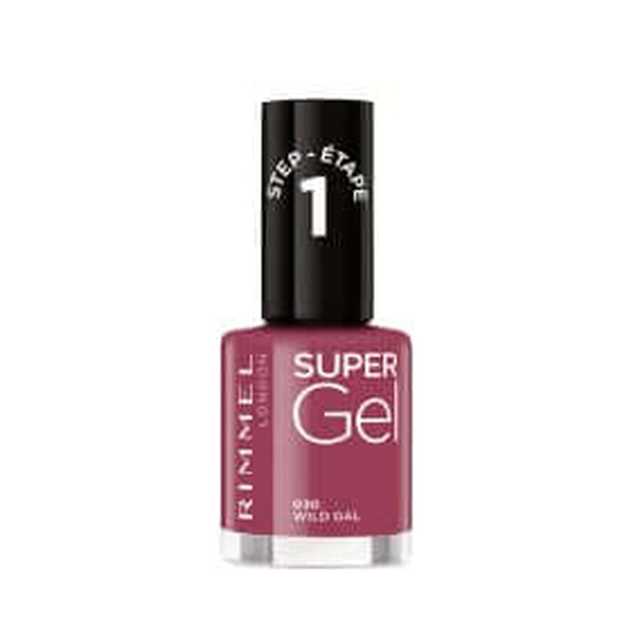 Rimmel London Super Gel Nagellack 030 Wild Gal, 12 ml