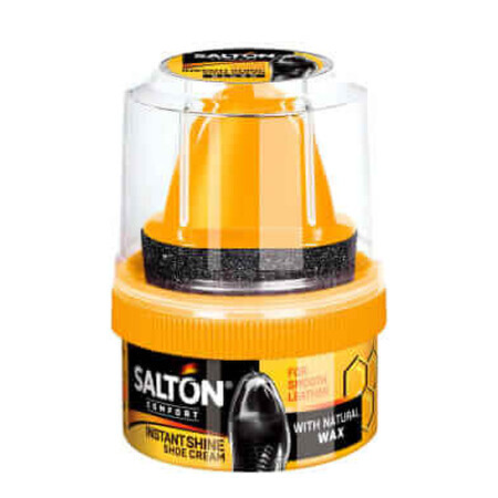 SALTON Cremă cu aplicator pentru lustruirea pantofilor din piele netedă, 50 ml