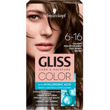 Schwarzkopf Gliss Color Permanent Hair Colour 6-16 Cool Pearl Brown, 1 piece